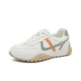 Белый и оранжевый