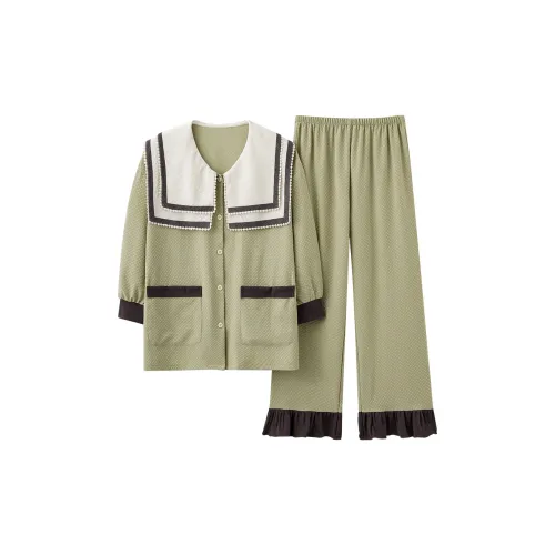 Chun Xi Pajama Комплект Женский Светло-Зеленый