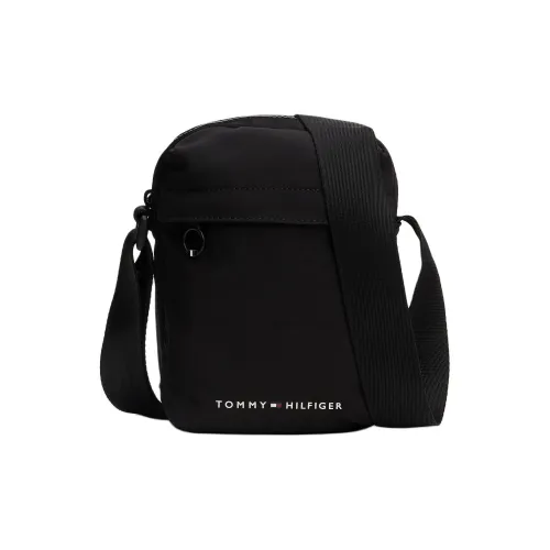 Tommy Hilfiger Переработанный полиэстер Сумка через плечо Маленькая Мужская Черная