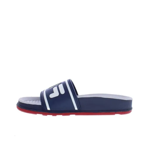FILA Sleek Slide Тапочки Мужские Синий Серый