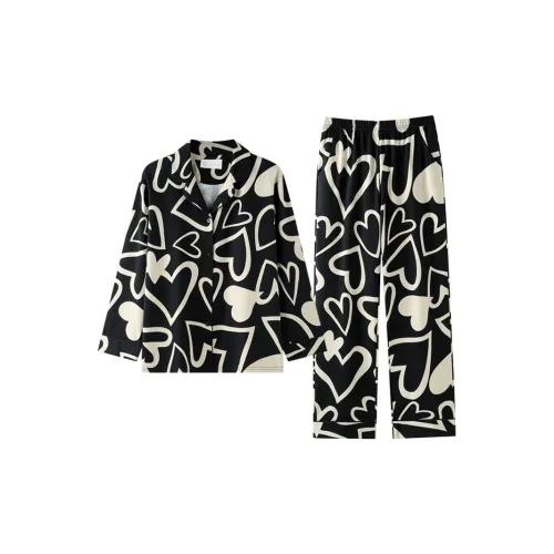 MEONSILL Пижамный комплект женский черный