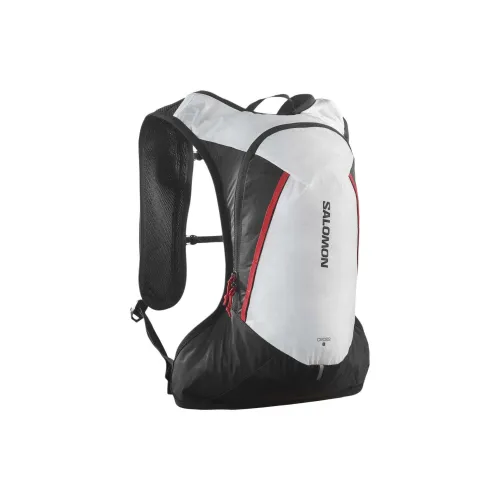 SALOMON 8L Альпинизм Двойной Плечо На открытом воздухе Сумка Рюкзак Полиамид Черный Белый Унисекс