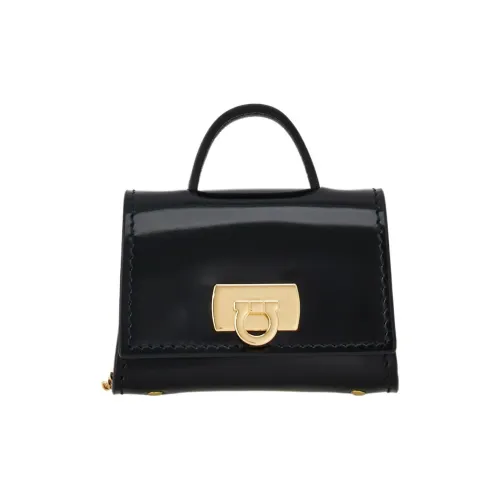 Ferragamo Чехол для наушников AirPod Pro из коровьей кожи женский черный