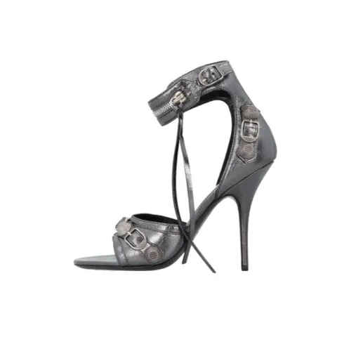 BALENCIAGA Cagole one Ремень Сандалии Черные Женские