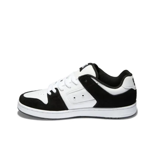 DC Shoes Slip-resistant Abrasion-resistant Low-top Skateboard Shoes Men's Black White DC Shoes Slip-resistant Abrasion-resistant Низкие кеды для скейтбординга Мужские Черный Белый