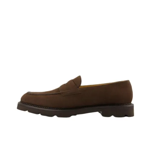 JOHN LOBB Лоферы Мужские Темно-Коричневые