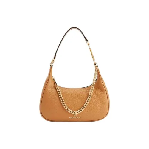 MICHAEL KORS Piper Зернистая кожа личи кожа сумка сумка через плечо маленькая женская светлая Peanuts