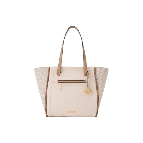 MICHAEL KORS Carine Коровья кожа Тоут Сумка Сумка для покупок Сумка Большая Женская Молочно-белая