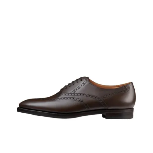 JOHN LOBB Туфли Низкие Темно-Коричневые Мужские