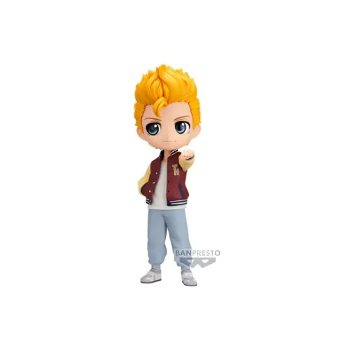 BANPRESTO Tokyo Revengers Q Posket Tokyo Revengers Hanagaki Man Casual Версия A Чиби Фигурки 14 см
