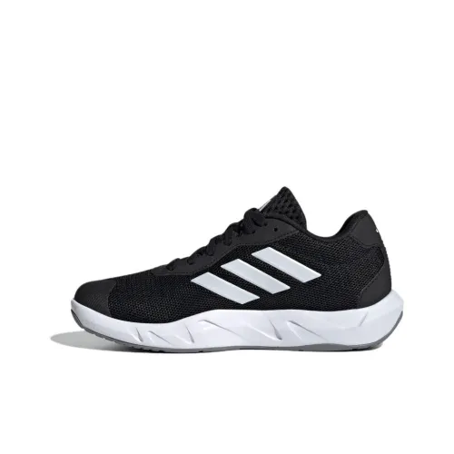 Adidas AMPLIMOVE Trainer Амортизация Износостойкий Низкий Топ Casual Женский Черный Белый