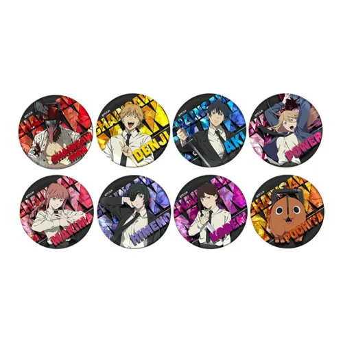 SUNRISEPOP Человек-бензопила Chainsaw Man Почита Пава Дендзи Двойной Вспышка Стекло Break Значок Значки