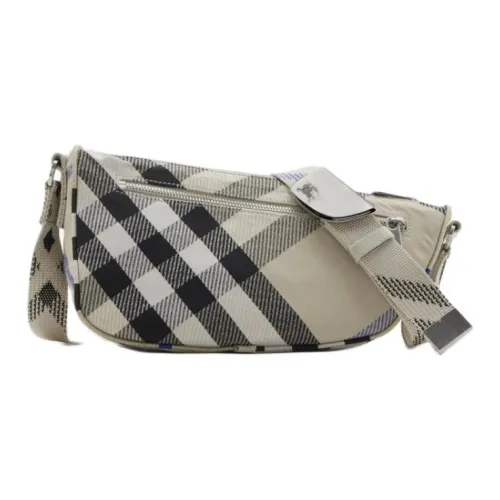 Burberry Полиэстер с Хлопком Курьерская Сумка Сумка через плечо Маленькая Мужская Лишайниковый Цвет