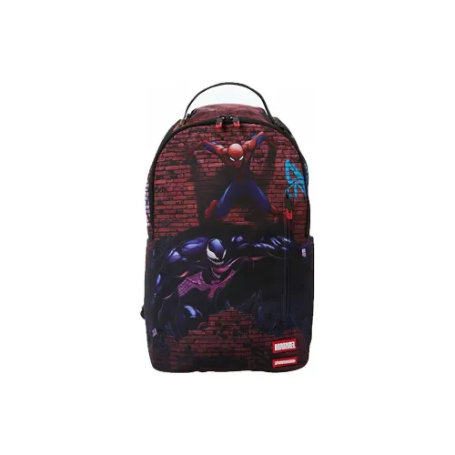 SPRAYGROUND Marvel collaboration Ткань Рюкзак Стандартный Унисекс Коричневый