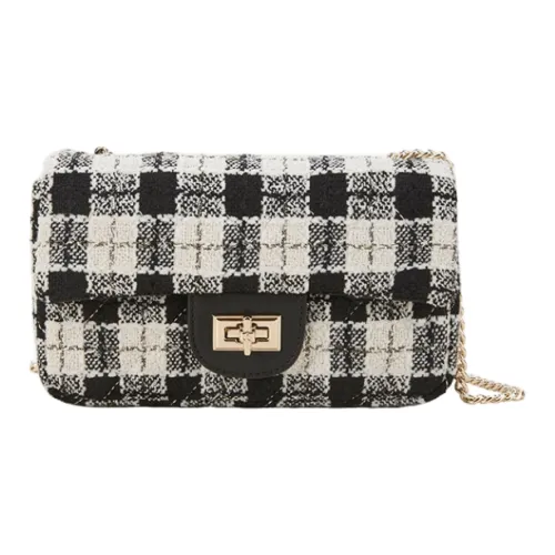 Hotwind Сумка с цепочкой Сумка через плечо Мини Женский Черный Белый