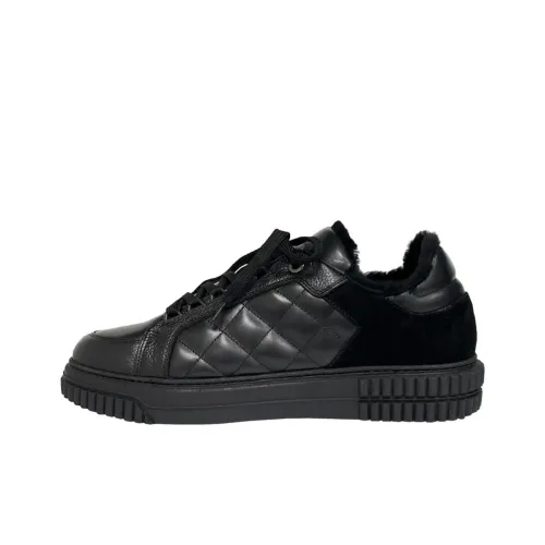 Baldinini Низкие кроссовки для скейтбординга Мужские Черные