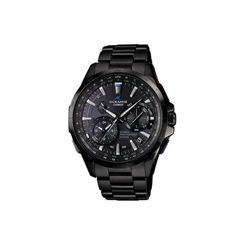 CASIO Кварцевый механизм Титан Ремешок Часы Унисекс Черный циферблат