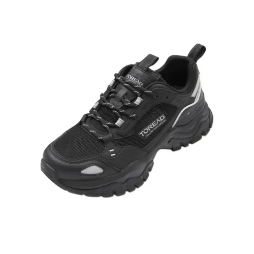 TOREAD Амортизация противоскользящий легкий низкий топ походная обувь женские черный