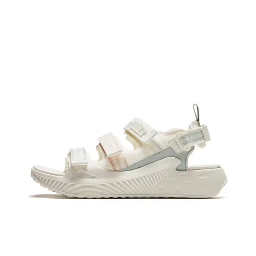 Anta Life Collection Пляжные сандалии Слоновая кость/Белый, серый, зеленый/Пыльно-коричневый Женские