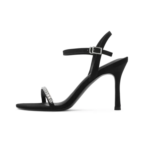 CHARLES KEITH Маленький Ck Высокий каблук One Ремень Сандалии 9,2 см Женские Многоцветные