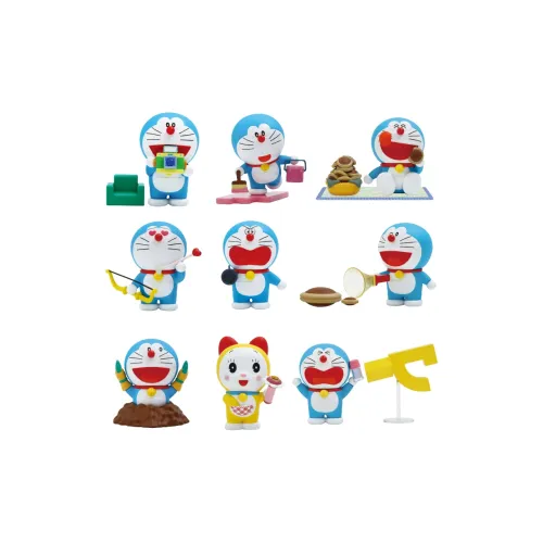 52TOYS x Дораэмон Secret Оборудование Слепые коробки Один Mystery Коробка Целая коробка 8 шт