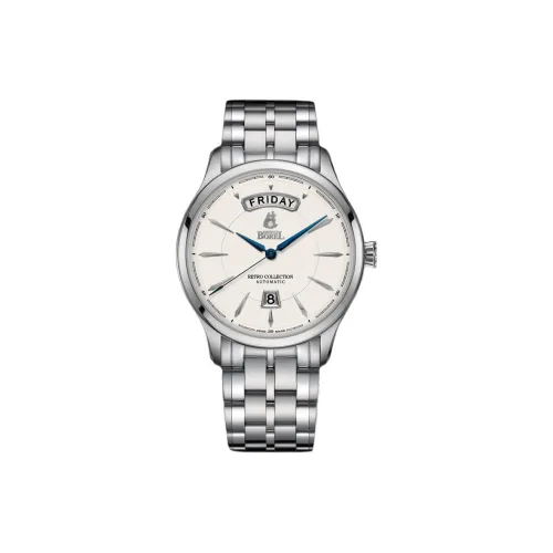 ERNEST BOREL Автоматический Механический Механизм Мужские Часы 42 мм Бежевый