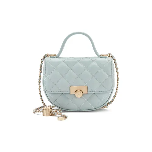 ELLE Сумка через плечо из натуральной коровьей кожи ткани сумка обычная женская синий белый розовый красный деним