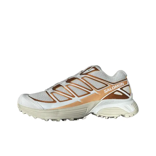 SALOMON XT Pathway Аbrasion Resistant Покрытие Низкий Топ Походная обувь Унисекс Белый Золото