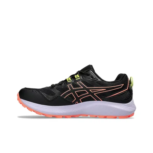 Asics Gel Sonoma 7 Low Топ Беговые кроссовки Женские Черный Оранжевый