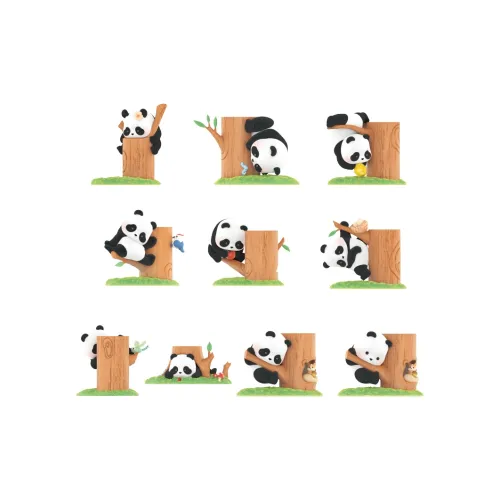 52TOYS Panda Roll Панда Fruit Tree Collection Слепые коробки Один Mystery Коробка Целая коробка 8 шт