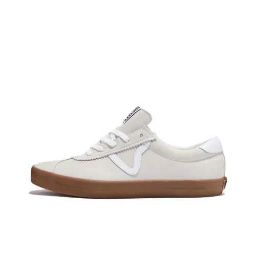 VANS Sport Low Амортизация Низкий Топ Скейтборд Кроссовки Унисекс Бежевый Коричневый