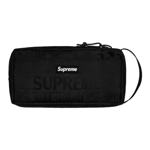 Supreme SS19 Nylon Хранение Сумка Туалетные принадлежности Сумка Унисекс