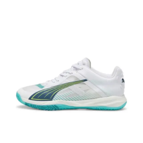 PUMA Accelerate Nitro SQD Low Тренировочные Кроссовки Мужские Белые Синие
