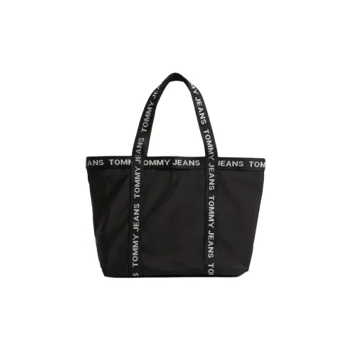 Tommy Hilfiger Переработанный полиэстер Тоут Сумка Сумка для покупок Сумка Женская Черная