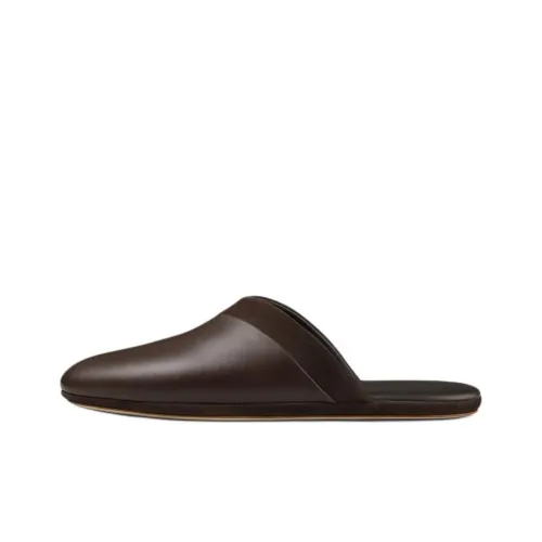 JOHN LOBB Домашние тапочки Мужские Темно-коричневые