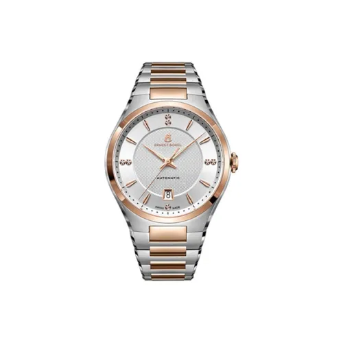 ERNEST BOREL Автоматический Механический Механизм Мужские Часы Jules 40 мм Белые