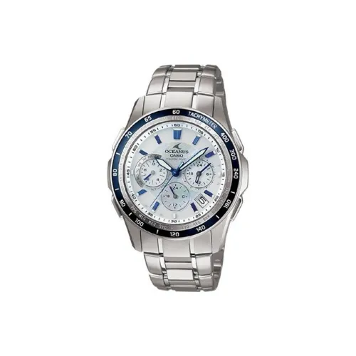 CASIO Кварцевый механизм Титан Ремешок Часы Унисекс Серебристый циферблат