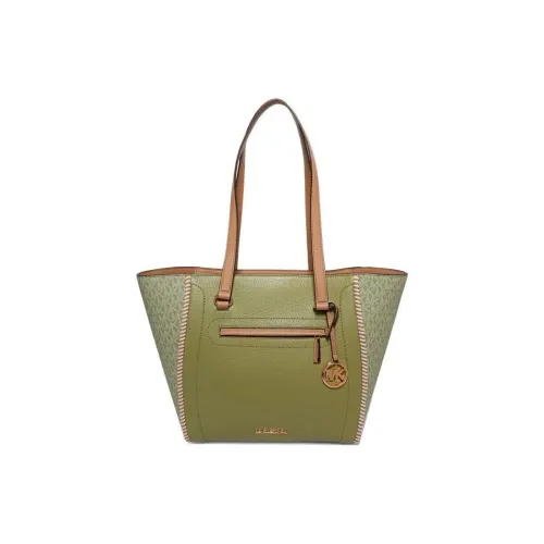 MICHAEL KORS Carine Кожа Сумка Сумка через плечо Большая Женская Зеленая