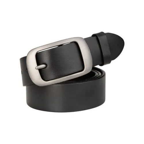 Cows Reign Унисекс Шпилька Настоящая кожа Ремень Голова Layer Брюки Ремень Коровья кожа Ремни Унисекс Ширина 3,4CM