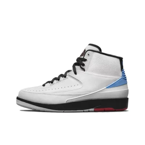 Jordan Air Джордан 2 Ретро ALUMNI UNC Противоскользящий Высокий Топ Винтажные баскетбольные кроссовки Мужской Каролина Блю