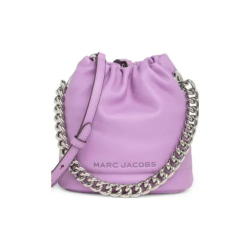 MARC JACOBS Гладкая кожа Ведрообразная сумка Сумка через плечо Сумка через плечо Маленькая женская фиолетовая