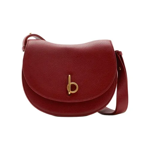 Burberry Rocking Horse Телячья кожа Сумка через плечо Сумка на плечо Женская Камень Красный