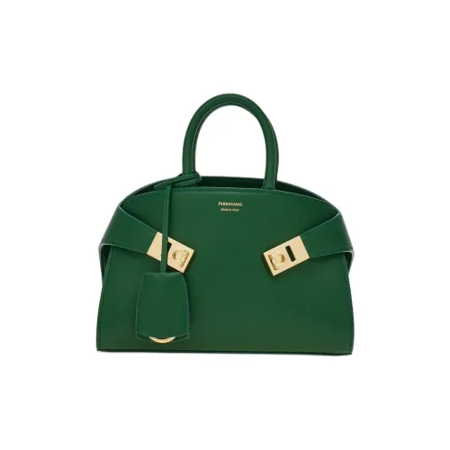 FERRAGAMO Телячья кожа Сумка через плечо Сумка Мини Женская Лесной зеленый