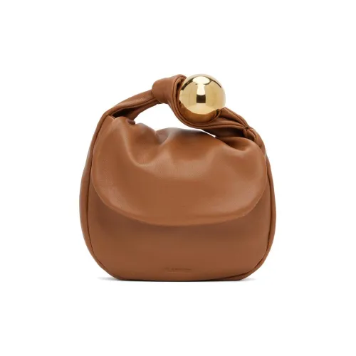 JIL SANDER Рельефная овечья кожа клатч маленький женский коричневый