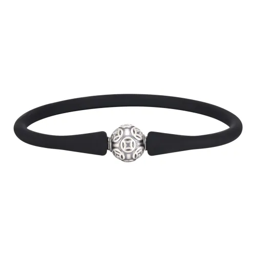 LIANDUO 999 Fine Серебряный Наручные повязки Мужской