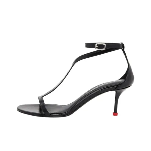 Alexander McQueen One Ремень Сандалии Женские Черные