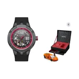 Чёрный корпус, красный bezel