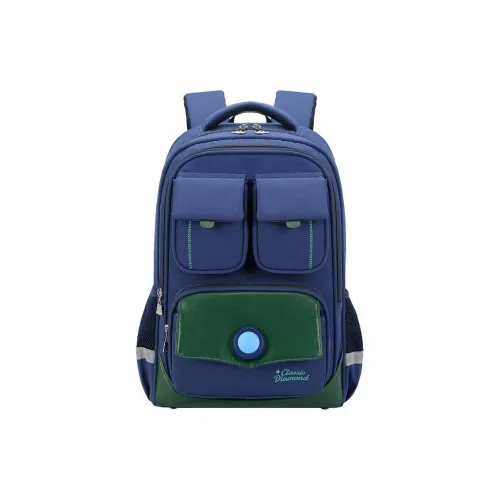 Gu Shang Lai Oxford Студенческая Сумка Большая Детская Синяя