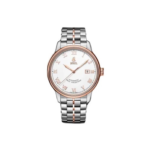 ERNEST BOREL Автоматический Механический Механизм Мужские Часы 40mm*10mm Белый
