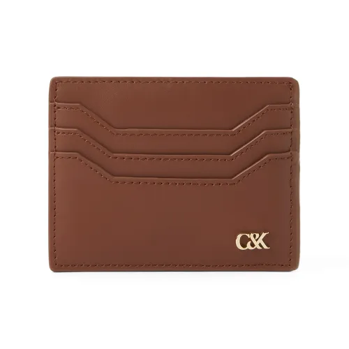 CHARLES KEITH Коровья кожа Держатель для карт Мини Женский Белый Черный Коньяк Светлый Умбра